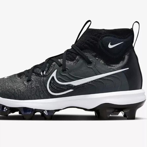 NWT Nike Men's Alpha Huarache NXT Metal Baseball Cleats - Picture 2 of 8